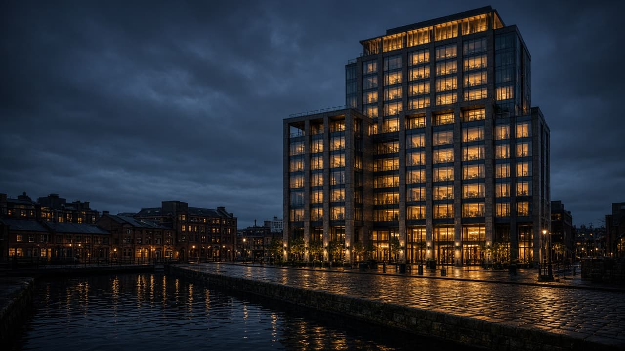 Prime Casino Hotel at dusk